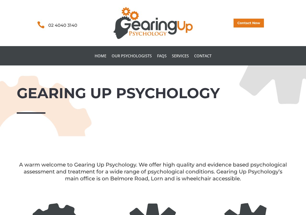 Gearing Up Psychology screenshot