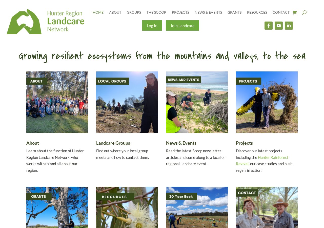 Hunter Landcare screenshot