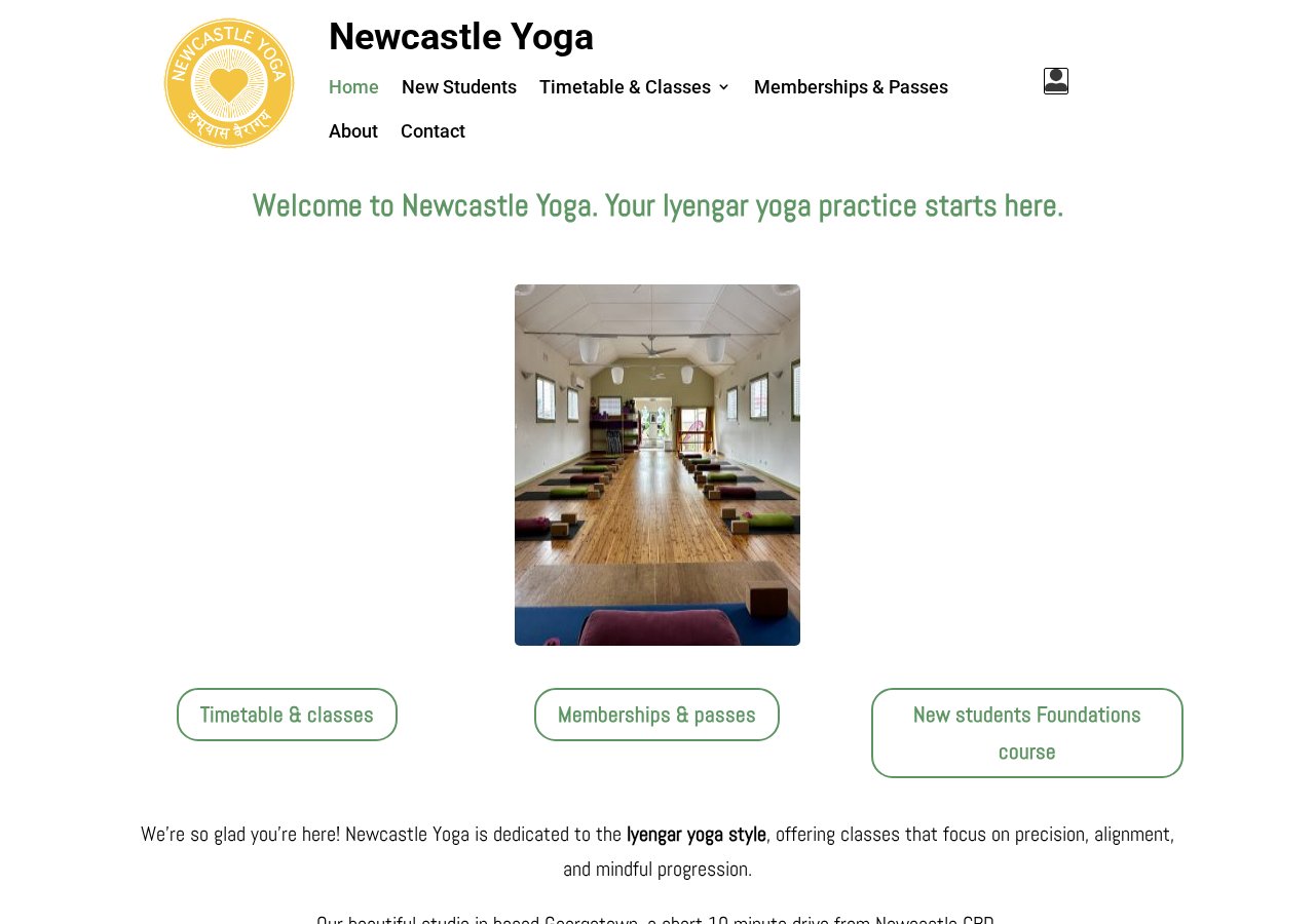 Newcastle Yoga screenshot